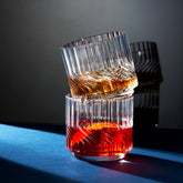 Zephyr Crystal Lowball Tumbler Set